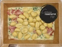 Bild Gnocchi Gorgonzola mit Schinken & Blattspinat